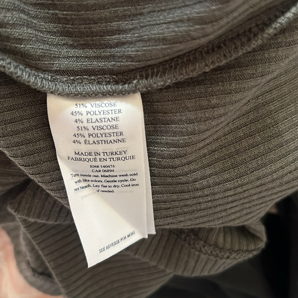 Faherty sunfaded black Ribbed Tank Top - Picture 7 of 7